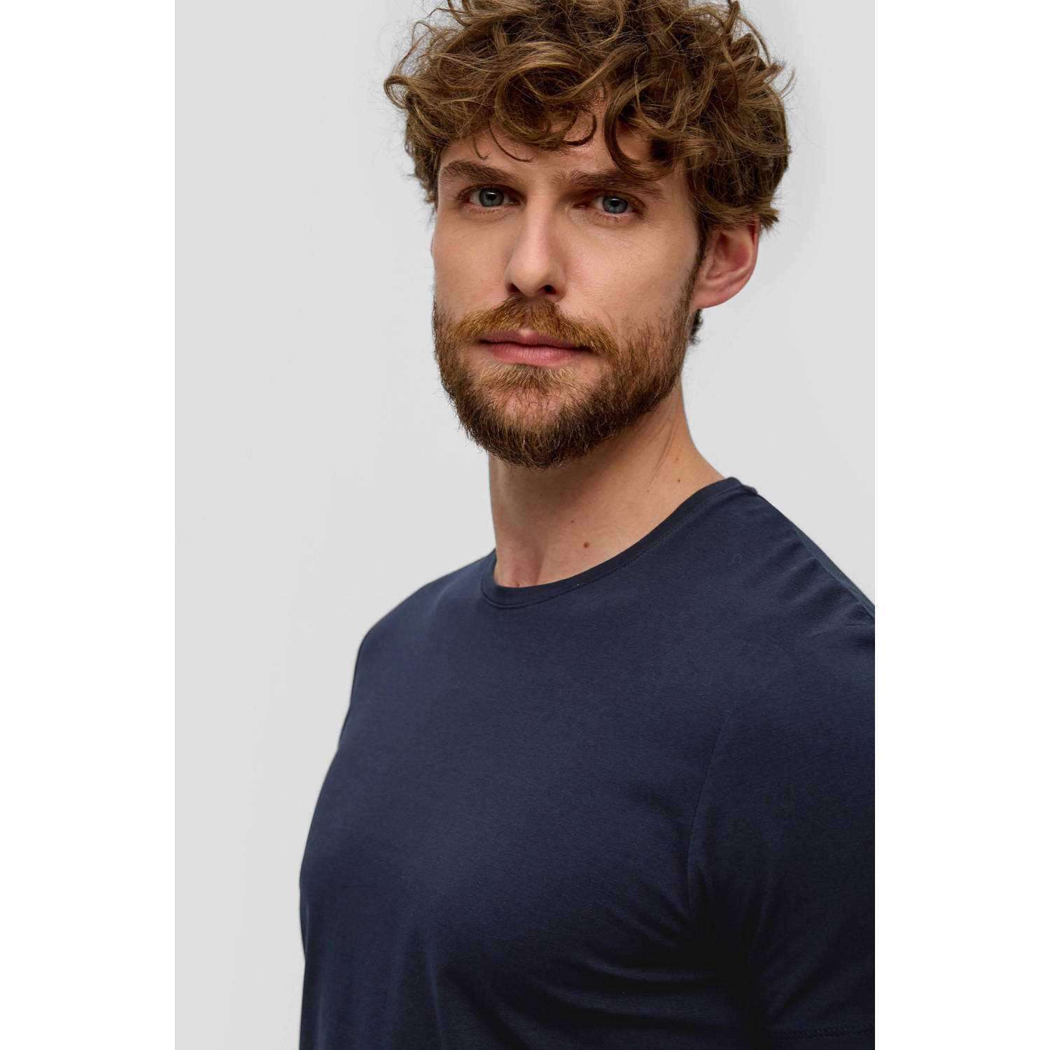 s.Oliver BLACK LABEL slim fit T-shirt marine
