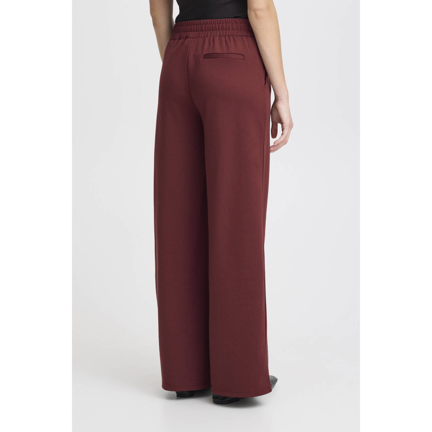 ICHI high waist wide leg pantalon IHKATE SUS LONG WIDE