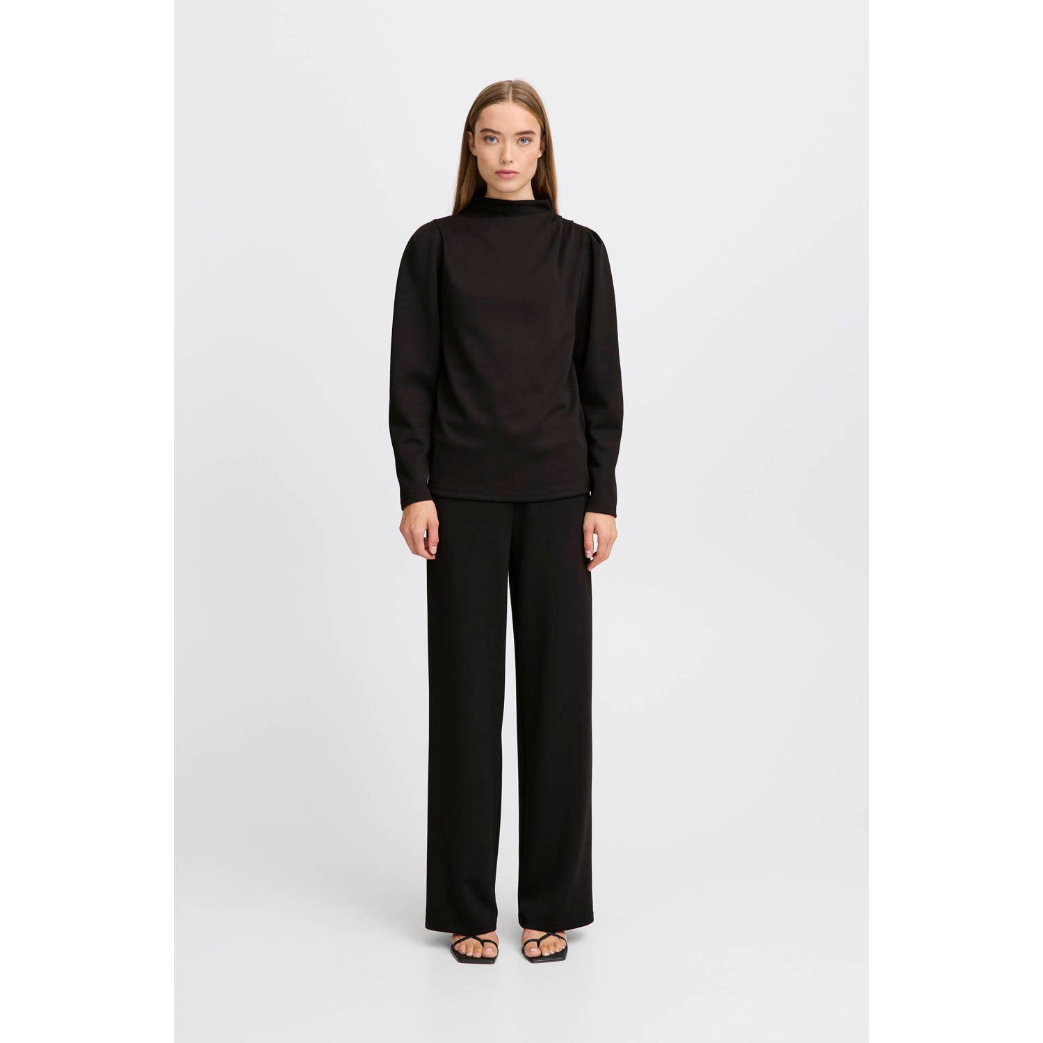 ICHI top zwart
