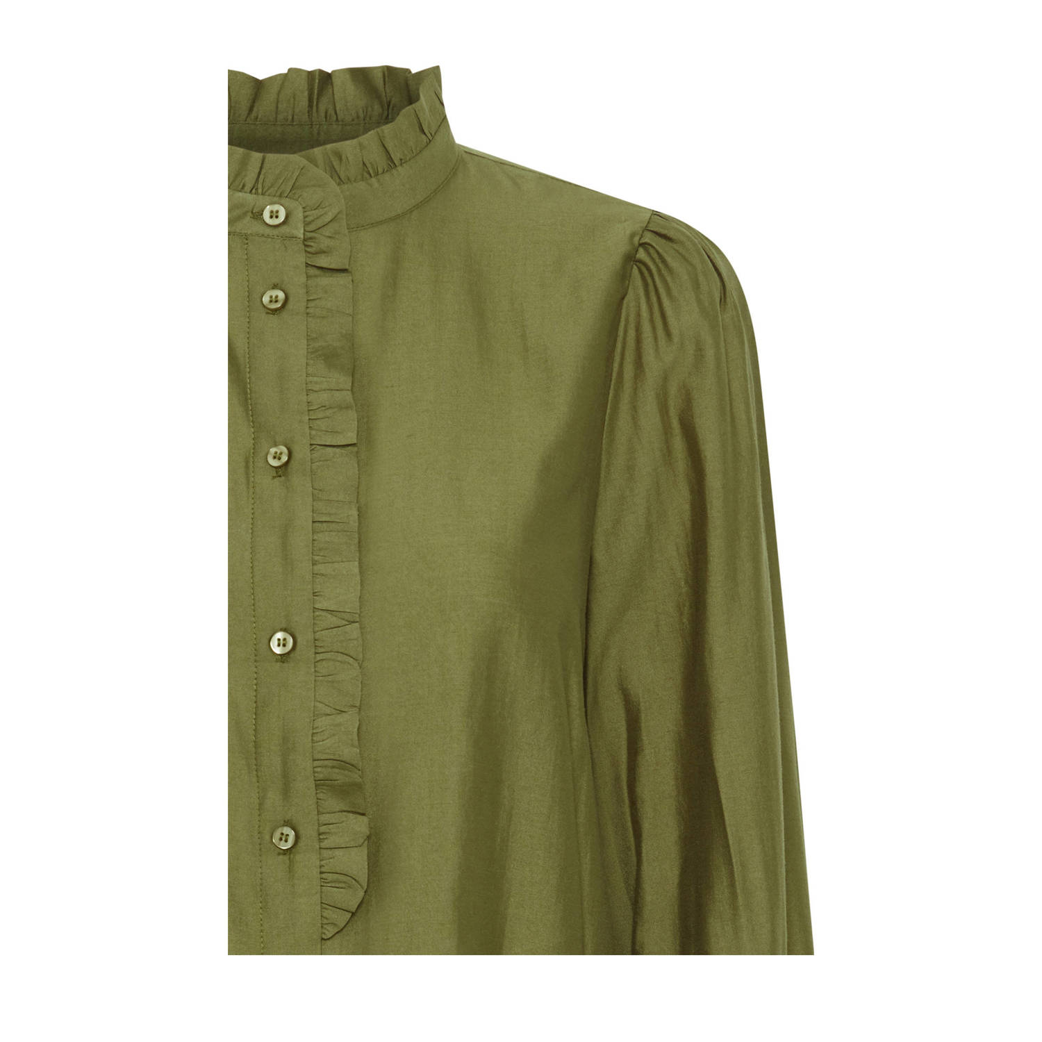 ICHI blouse IHKARLANI kaki