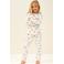 Little Label pyjama blauw met hartjes print