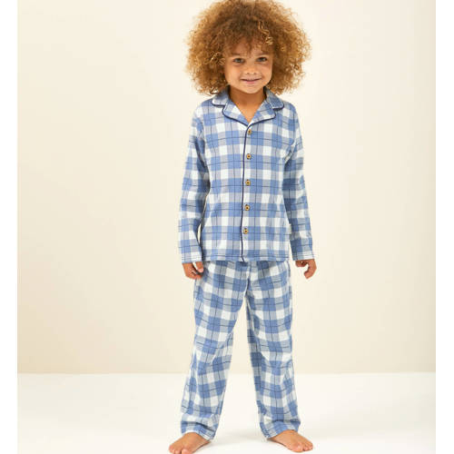 Little Label geruite pyjama blauw afbeelding