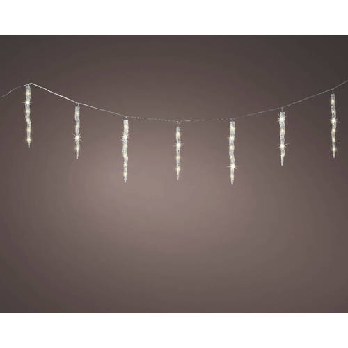 Lumineo ijspegel lichtgordijn buiten - L360.00-H39.00cm-60L afbeelding