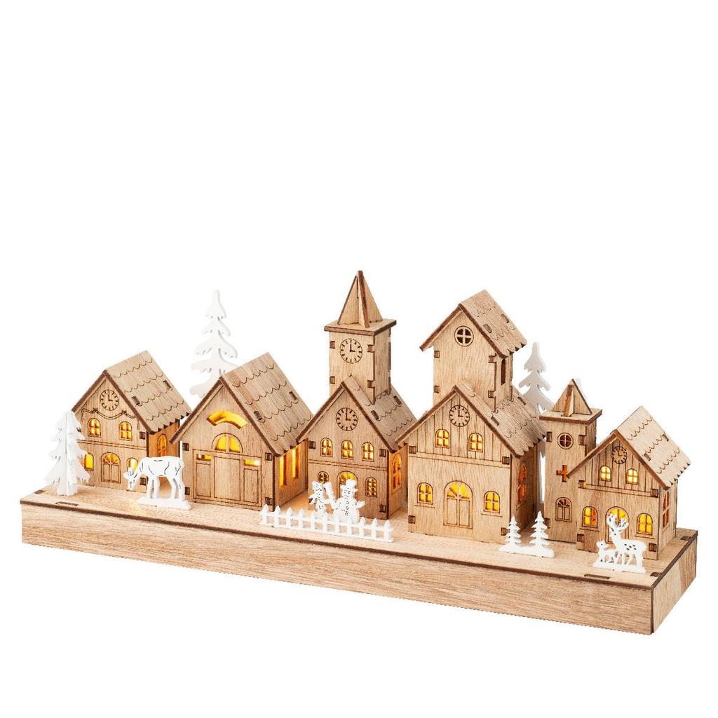 Lumineo LED kerstdorp binnen