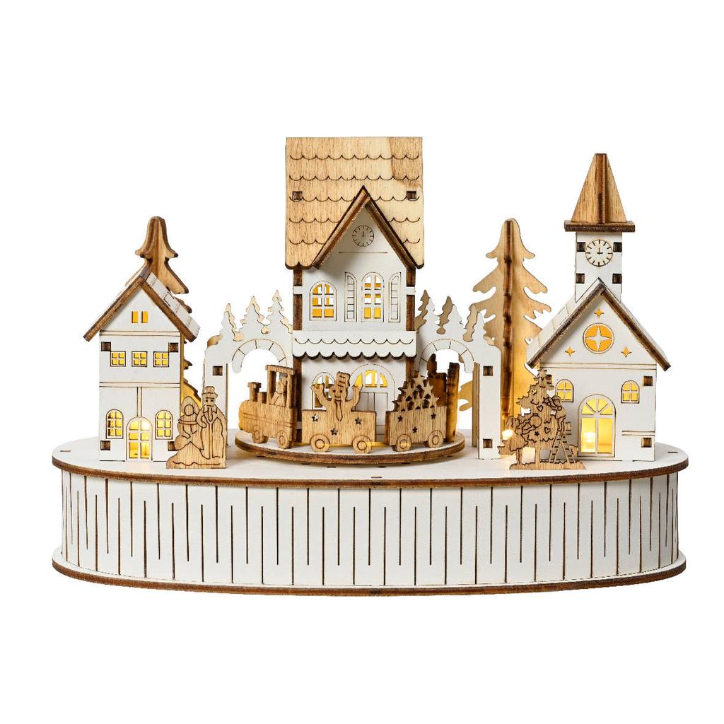 Lumineo LED kerstdorp binnen
