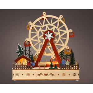 LED kerstdorp binnen
