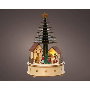 LED kerstdorp binnen