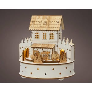 LED kerstdorp binnen