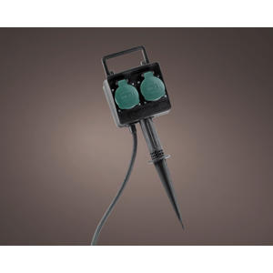 Steker pvc buiten zwart/kleur(en)