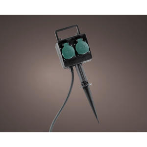 Steker pvc buiten zwart/kleur(en)