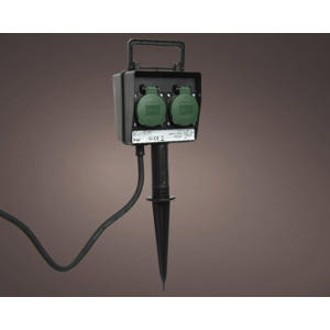 Steker pvc buiten zwart/kleur(en)