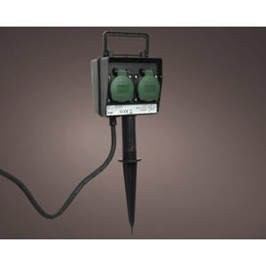 Steker pvc buiten zwart/kleur(en)