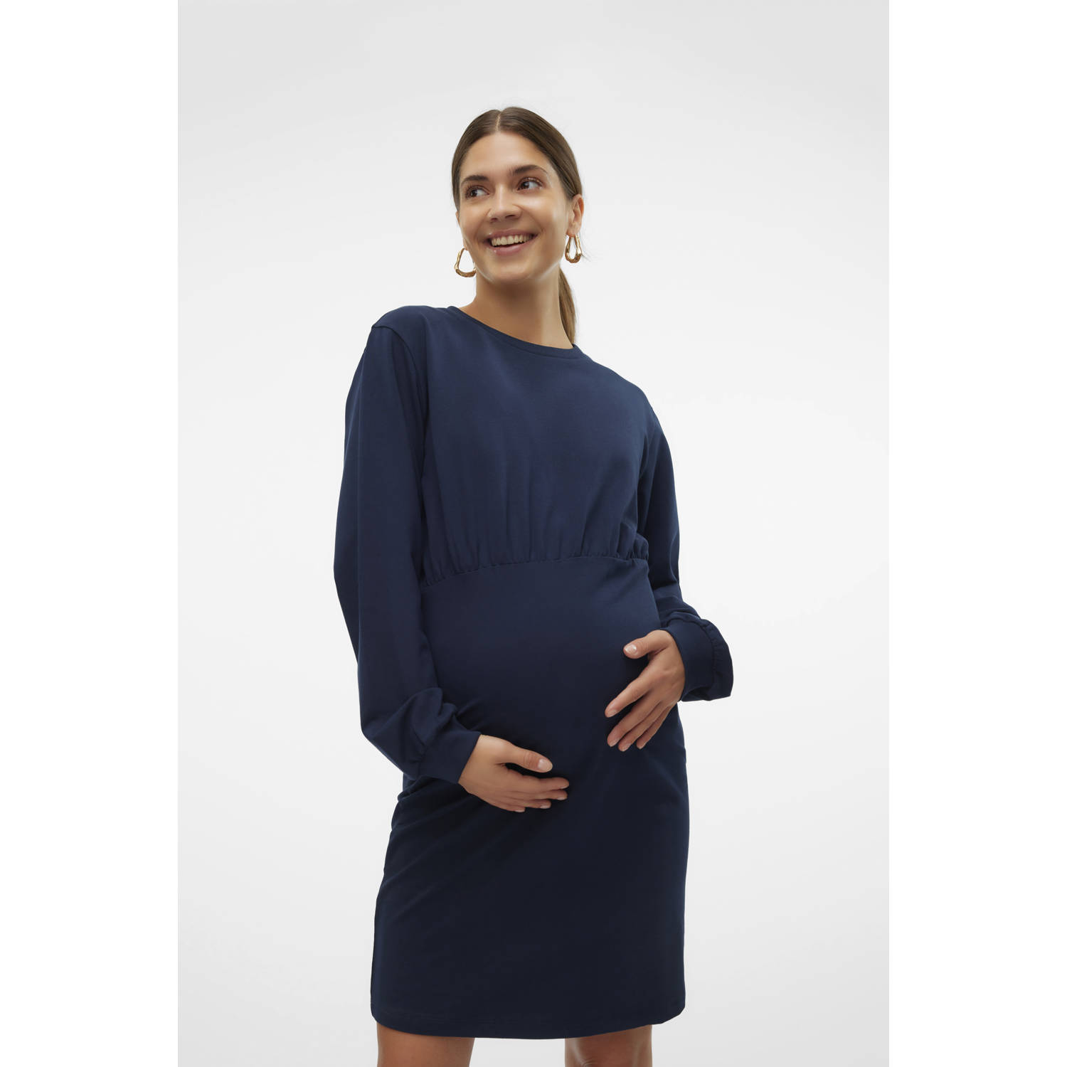 MAMALICIOUS zwangerschapsjurk MLSINE donkerblauw