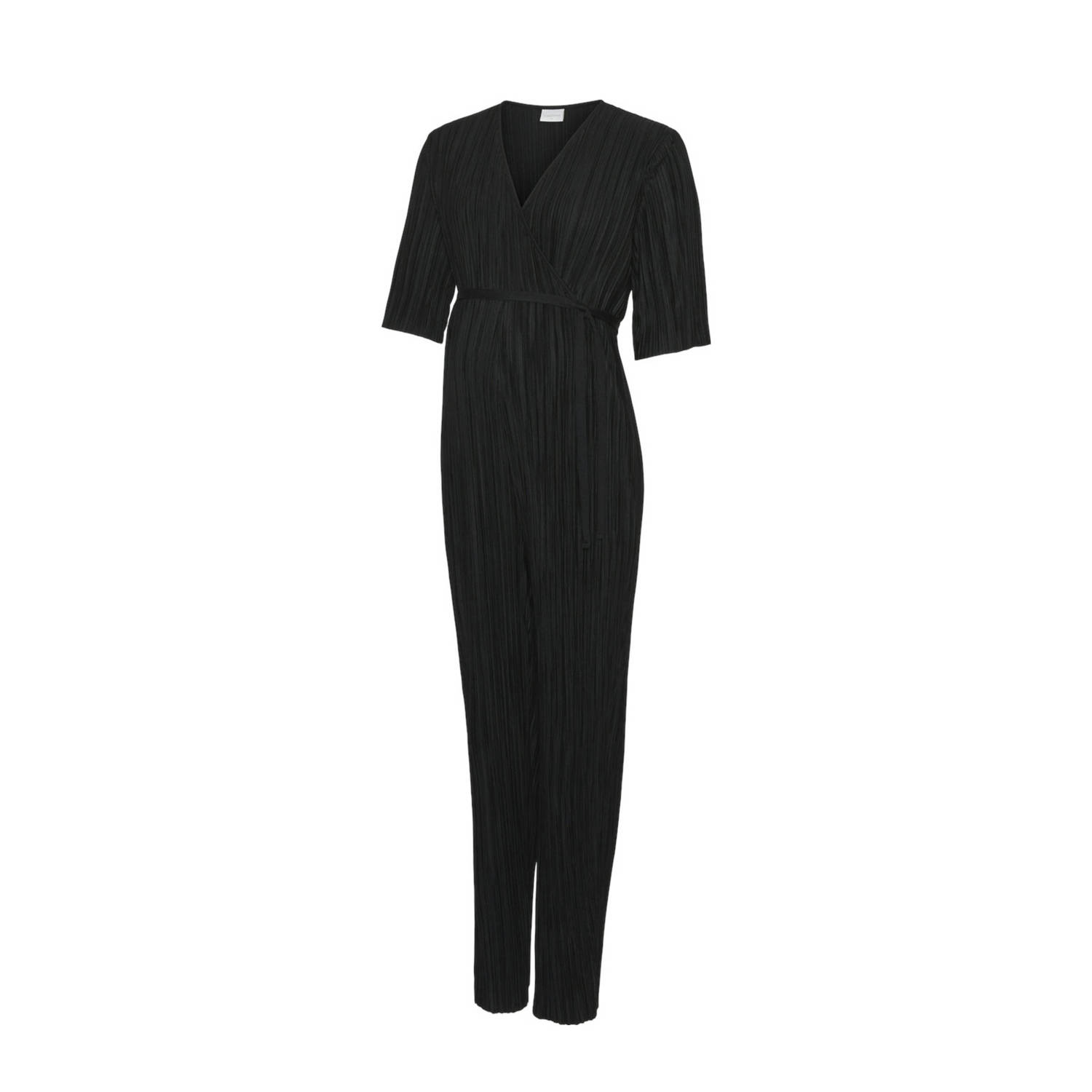 Mamalicious zwangerschapsjumpsuit MLNOELA Dames Polyester V-hals Effen XXL