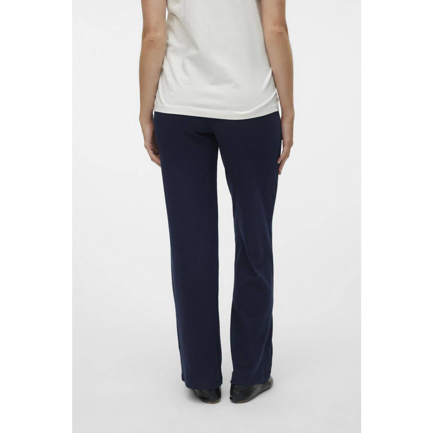 MAMALICIOUS relaxed zwangerschapsbroek MLEMILY donkerblauw