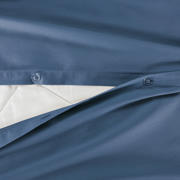 thumbnail: NOUS Living katoen satijnen dekbedovertrek 1-persoons blauw (140x200 cm)