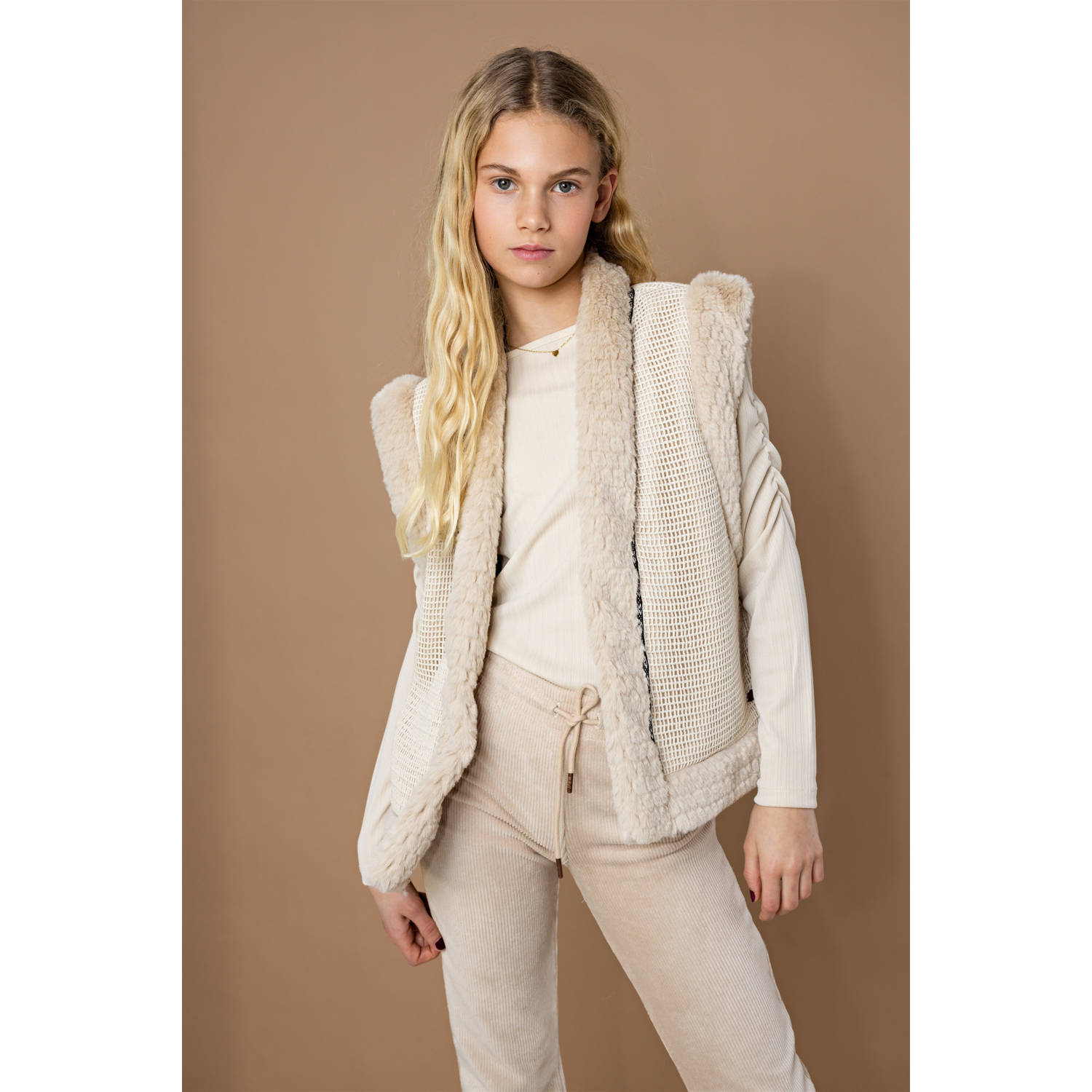 NoBell gilet Kiddy ivoor