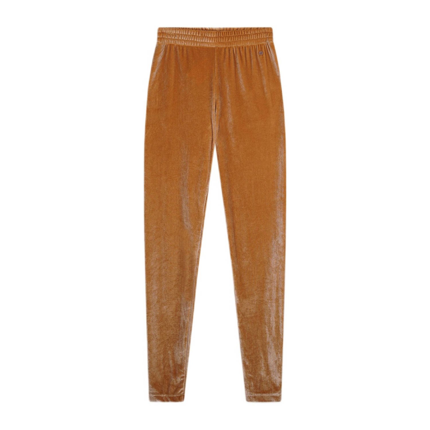 NoBell fluwelen legging Sole rozezand