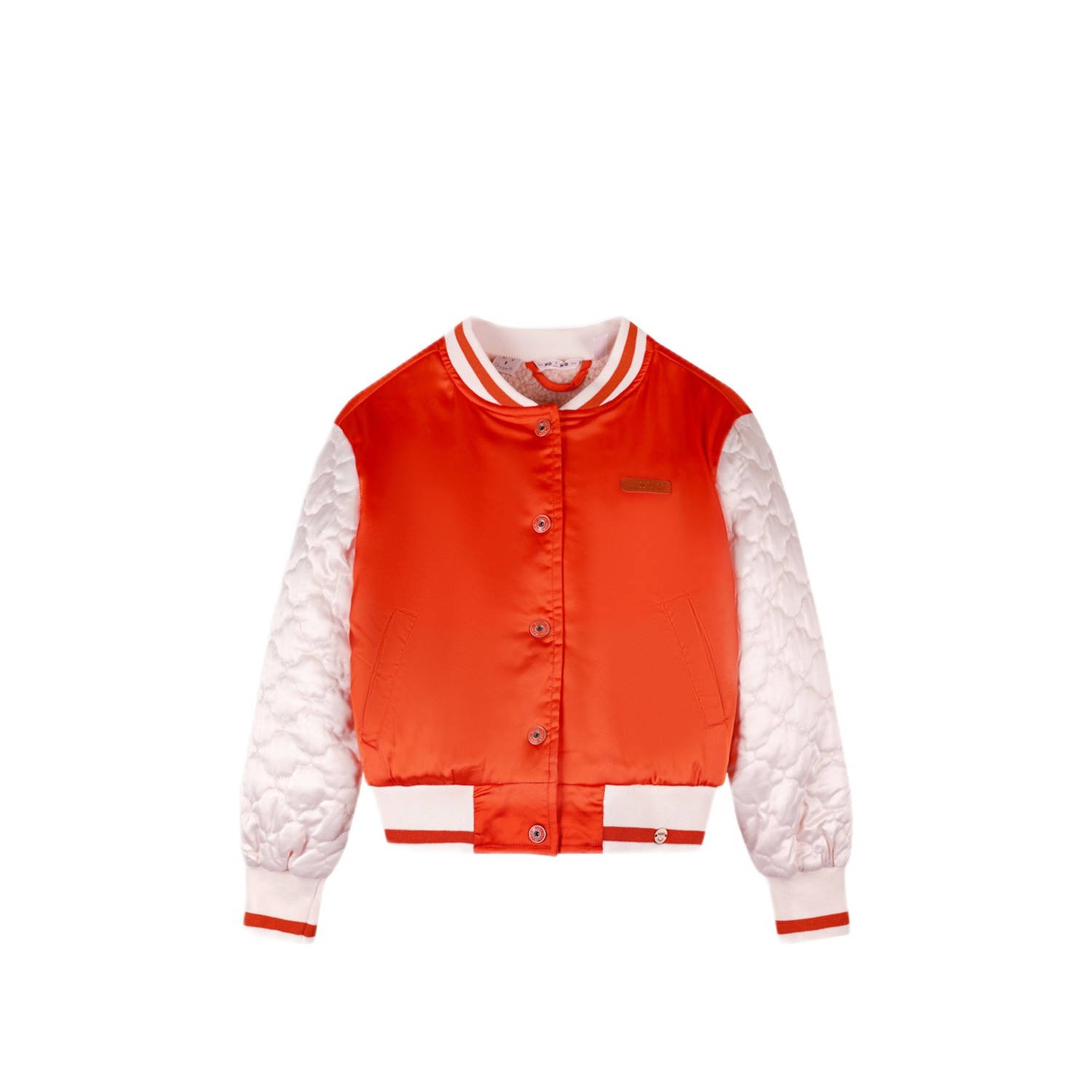 NONO Meisjes Jassen Darsy Varsity Jacket Oranje