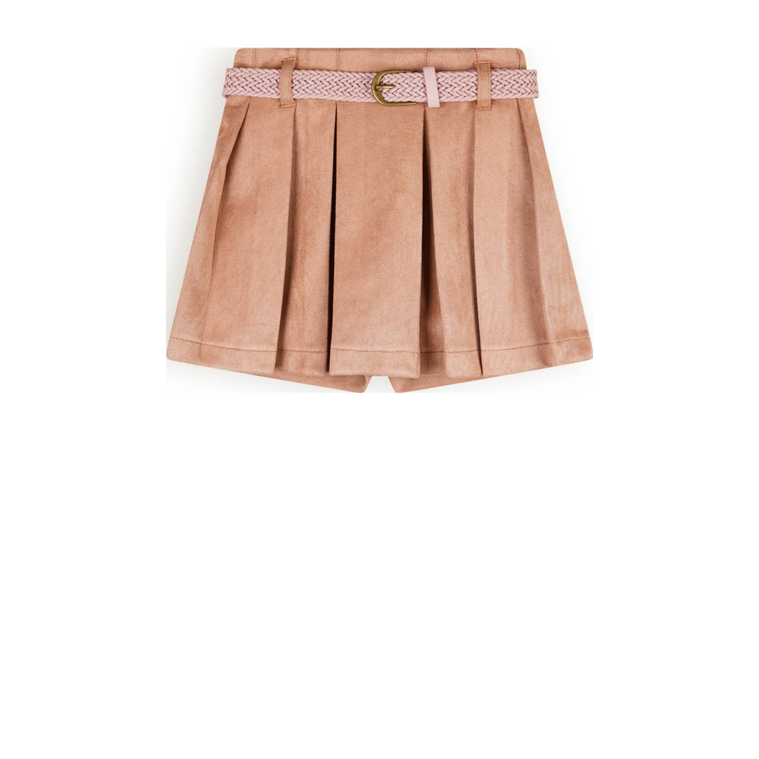 NONO Meisjes Rokken Sella Suede Skort Taupe