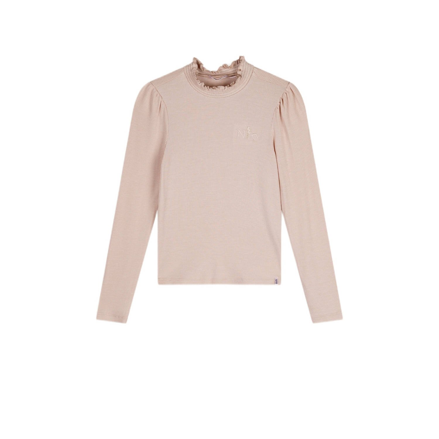 NONO Meisjes Tops & T-shirts Koss Rib Shirt Beige