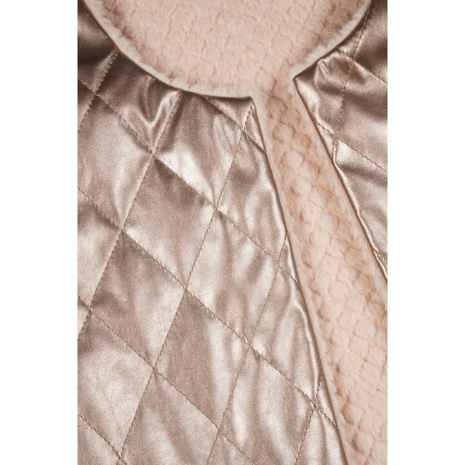 NONO reversible gilet Kate ivoor goud