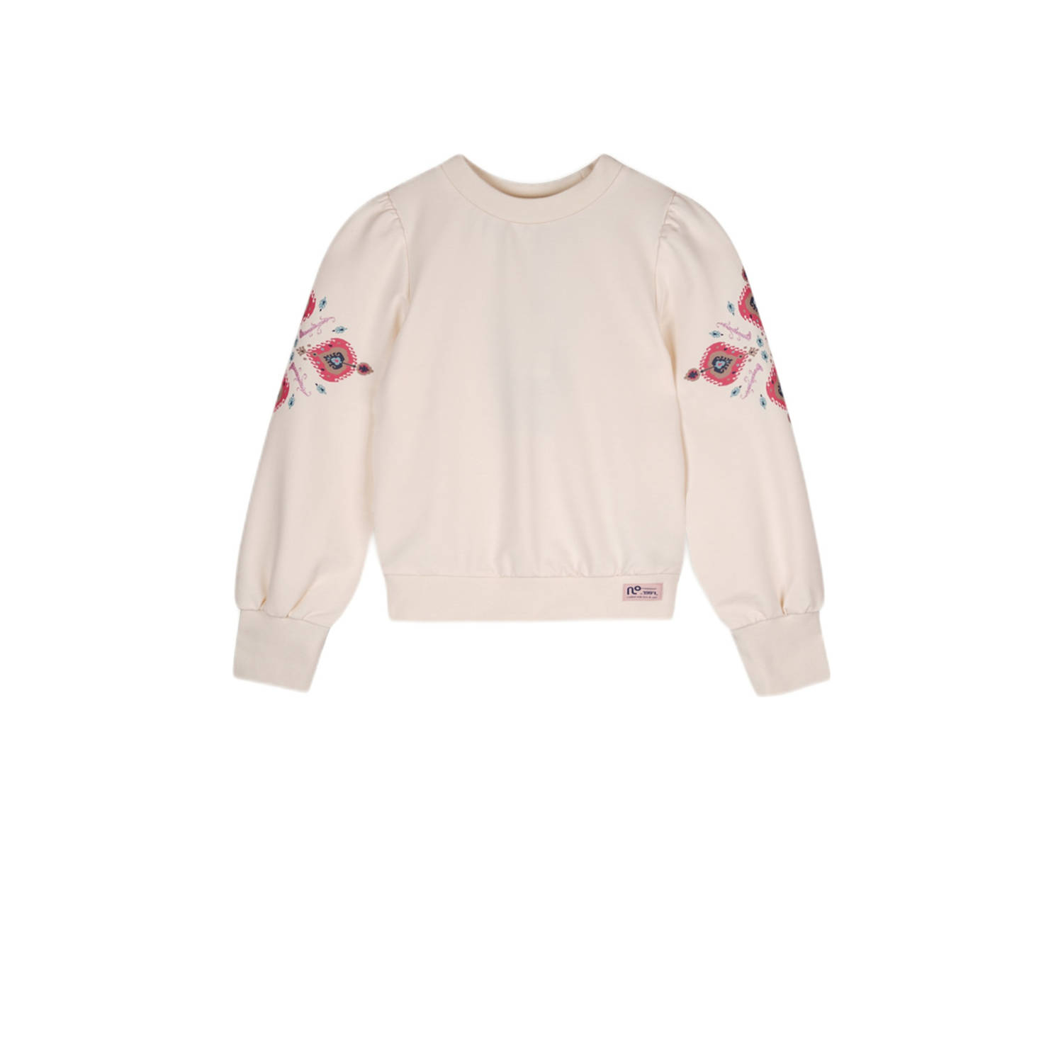 NONO sweater Kulet met printopdruk ivoor