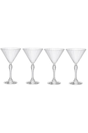 Martini Glazen America 20's - 240 ml - 4 stuks