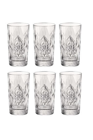 Longdrinkglazen Stone - 490 ml - 6 stuks