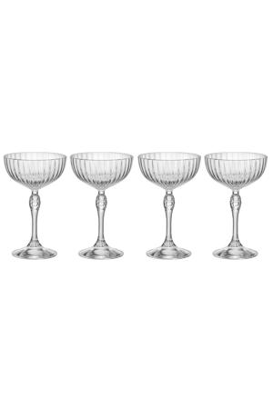 Cocktailglazen America 20's - 220 ml - 4 stuks