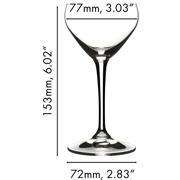 thumbnail: Riedel Cocktailglazen Nick En Nora - 140 ml - 2 stuks