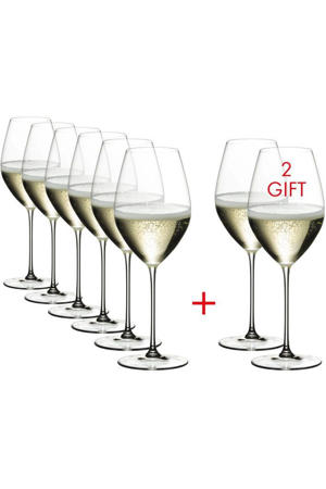 Champagneglazen - Flutes - Veritas - 449 ml - Pay 6 Get 8