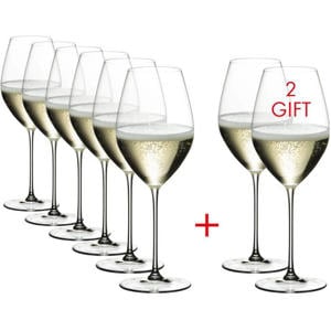 Champagneglazen - Flutes - Veritas - 449 ml - Pay 6 Get 8