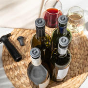 thumbnail: Vacu Vin Wijnstopper Vacuum Wine Stopper - Grijs - 10 stuks