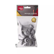thumbnail: Vacu Vin Wijnstopper Vacuum Wine Stopper - Grijs - 10 stuks