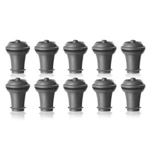 Wijnstopper Vacuum Wine Stopper - Grijs - 10 stuks