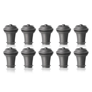 Wijnstopper Vacuum Wine Stopper - Grijs - 10 stuks