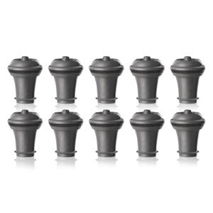 Wijnstopper Vacuum Wine Stopper - Grijs - 10 stuks