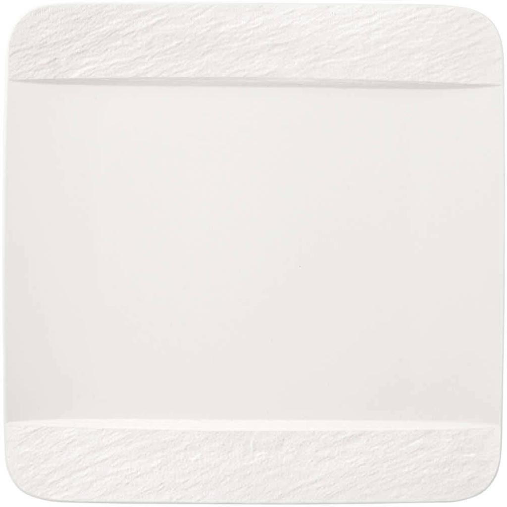 Villeroy & Boch Dinerbord Manufacture Rock - Wit - 28 x 28 cm