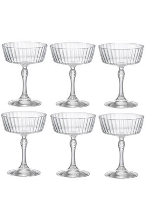 Cocktailglazen America 20's - 270 ml - 6 stuks