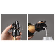 thumbnail: Vacu Vin Champagne Stopper en Schenker - Zwart