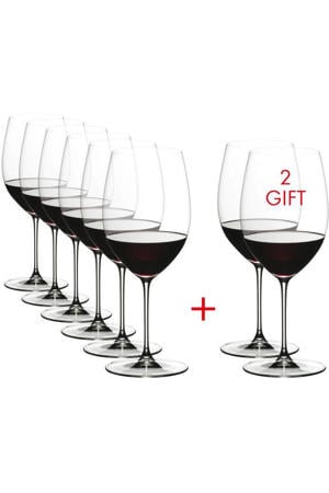 Rode Wijnglazen Veritas - Cabernet / Merlot - 709 ml - Pay 6 Get 8