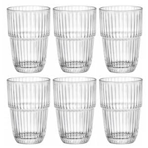 Longdrinkglazen Stapelbaar - Waterglazen - Barshine - 380 ml - 6 stuks