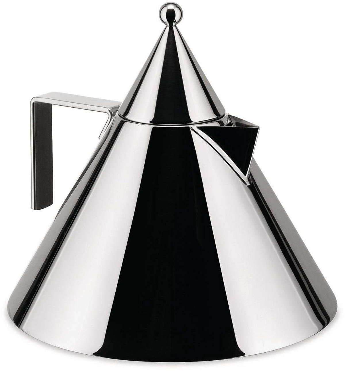 Bollitore Alessi Il Conico - Design Aldo Rossi, Acciaio Inox 18/10, 2 Litri, Per Induzione - Foto 2