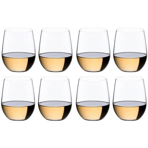 Riedel Witte Wijnglazen O Wine - Viognier / Chardonnay - Pay 6 Get 8 afbeelding