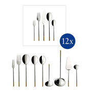 thumbnail: Villeroy & Boch Bestekset Ella - 70-delig / 12 personen - Verguld