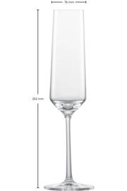 thumbnail: Schott Zwiesel Champagneglazen - Flutes - Pure - 215 ml - 2 stuks