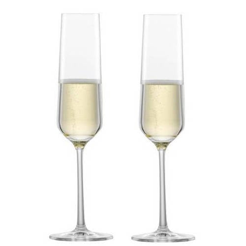 Schott Zwiesel Zwiesel Glas Champagneglazen Pure - 215 ml - 2 stuks afbeelding