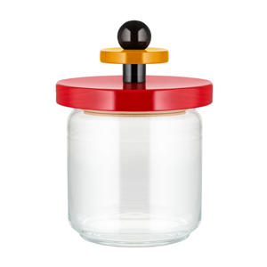 Voorraadpot Twergi - ES16/75 - Rood - ø 12 cm / 750 ml - door Ettore Sotsass 