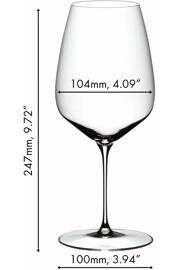 thumbnail: Riedel Rode Wijnglazen Veloce - Cabernet Sauvignon / Merlot - 829 ml - 2 stuks